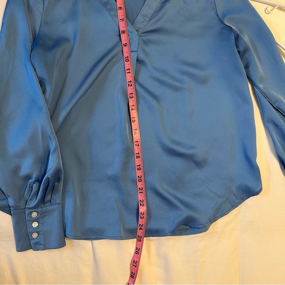 Ann Taylor Blue Women's Blouse - Picture 3 of 4